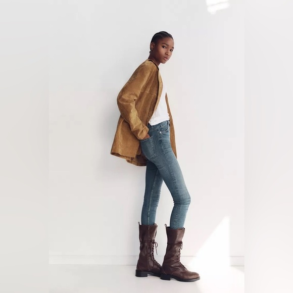 ZARA SUEDE BLAZER - Picture 4 of 9